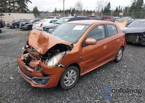 2017 Mitsubishi Mirage Se from USA, damaged, VIN ML32A4HJ1HH000664
